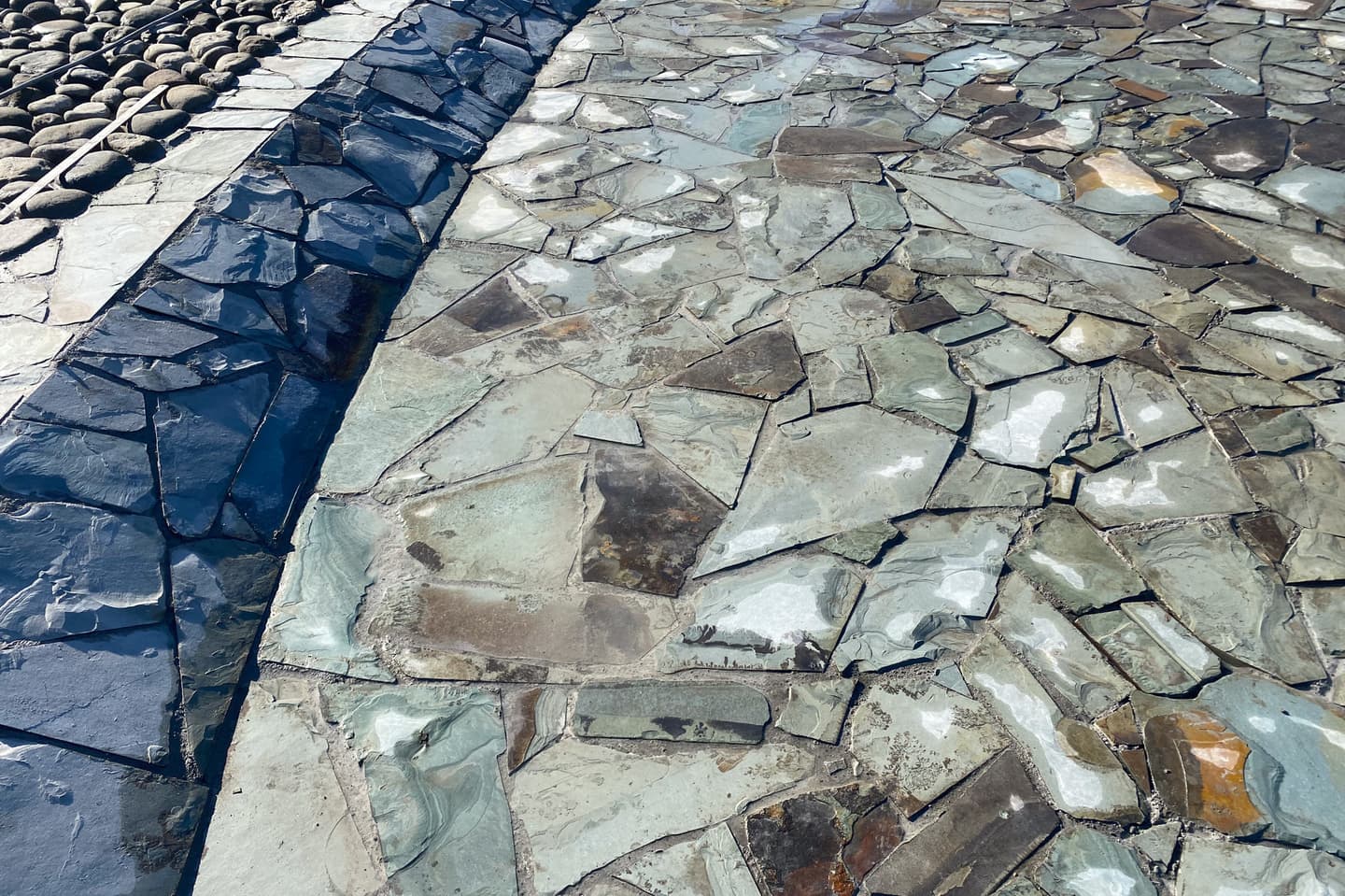 和田堀公園_緑石板_湘南ロックガーデン