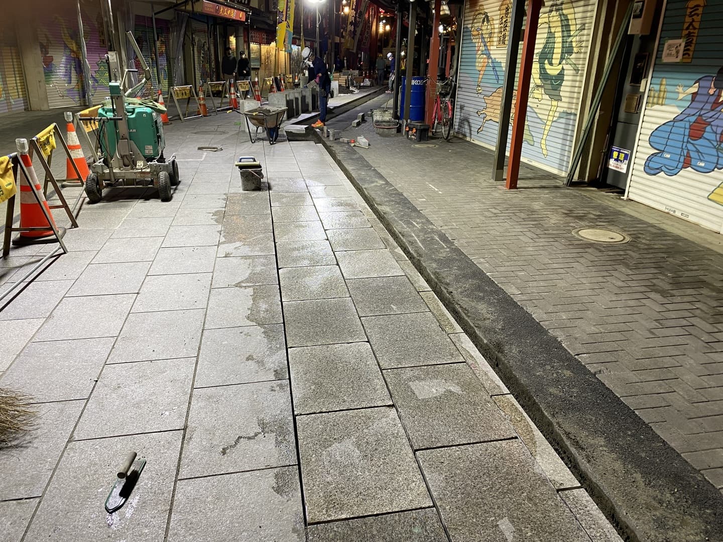 浅草寺奥山門周辺参道復旧_湘南ロックガーデン