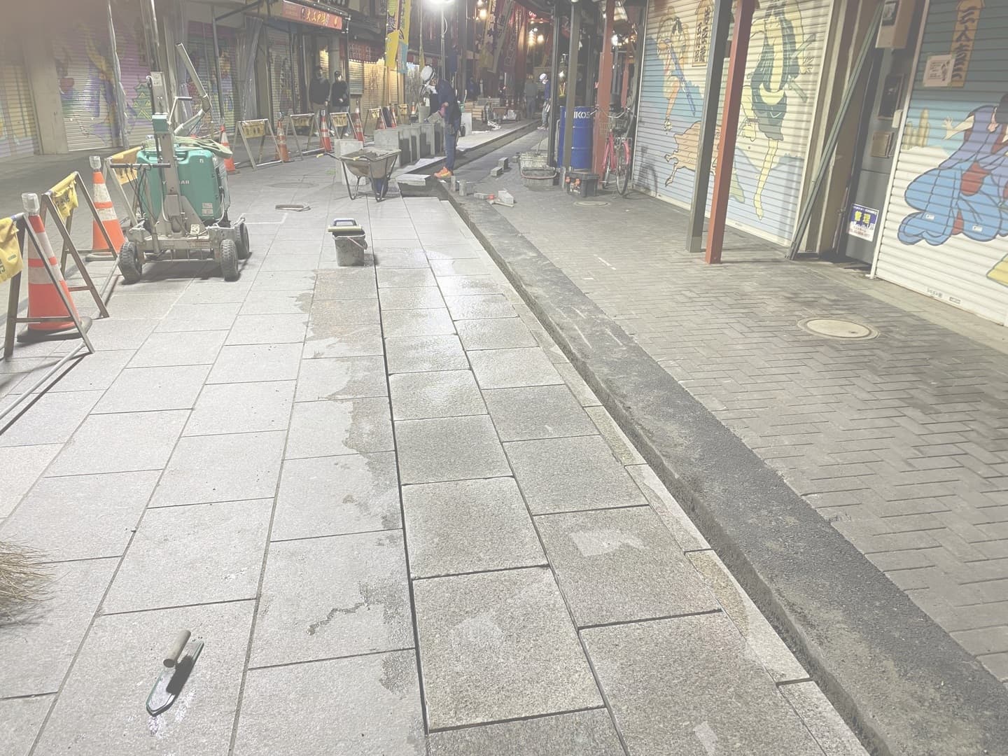 浅草寺奥山門周辺参道復旧_湘南ロックガーデン