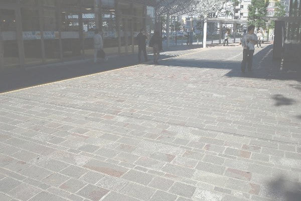 アルゼンチン斑岩_イトーヨーカドー前広場_湘南ロックガーデン