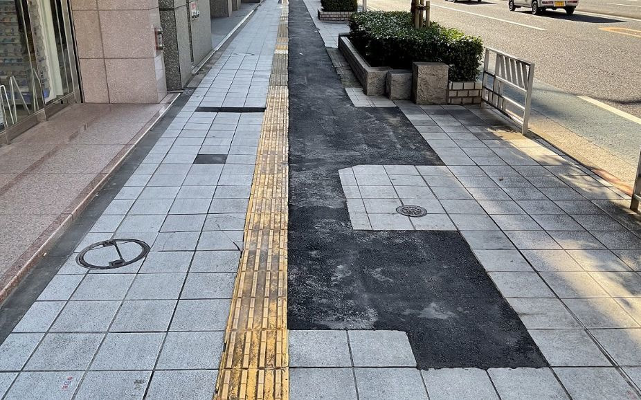 アースタンプ 型押しアスファルト工法による施工事例_特長4